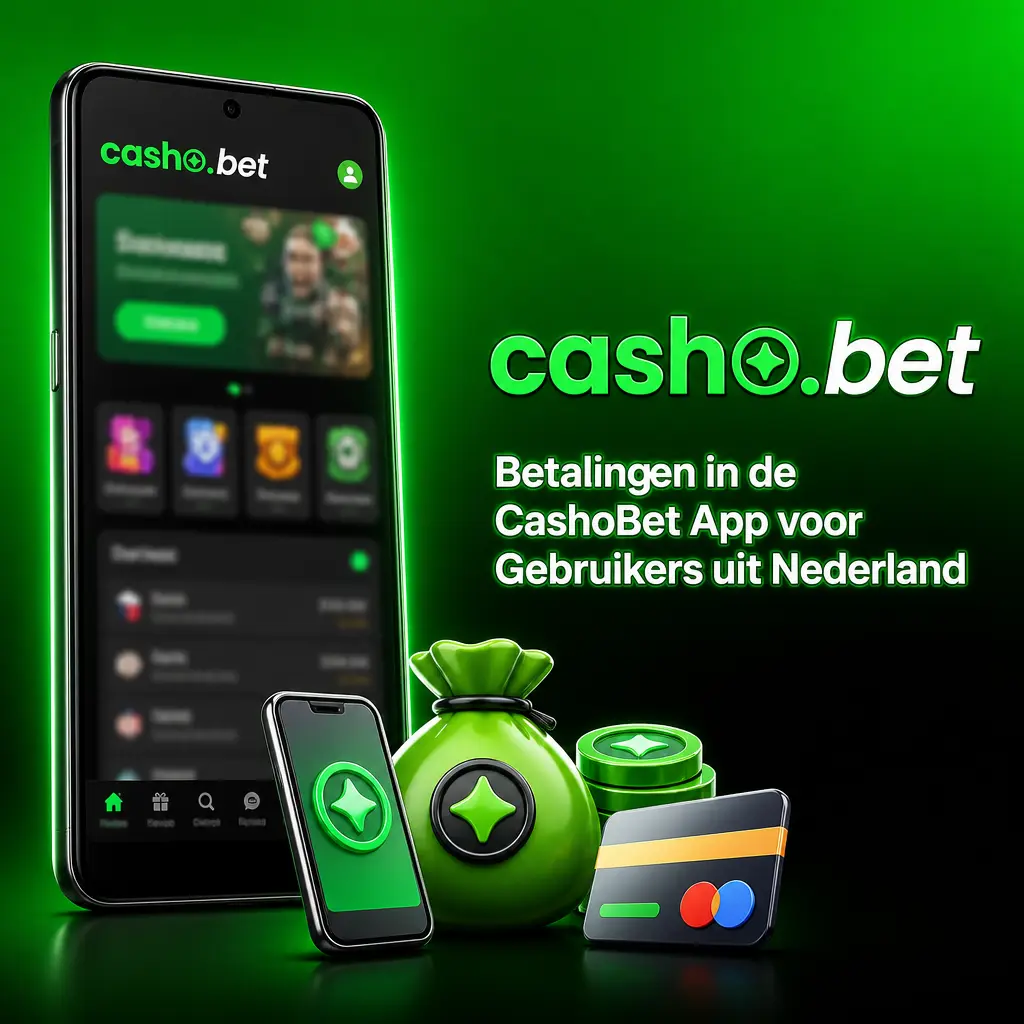 Betaalmethoden beschikbaar in de CashoBet app