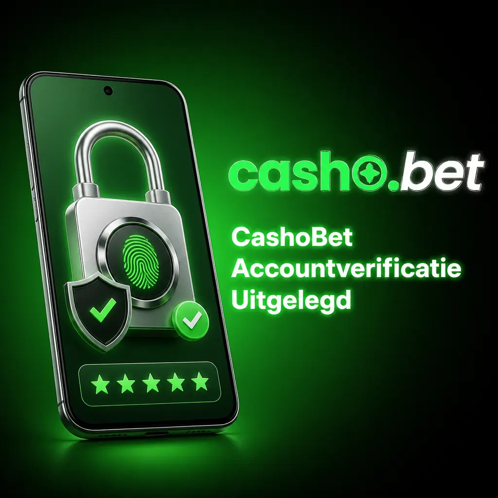 Accountverificatie proces bij CashoBet