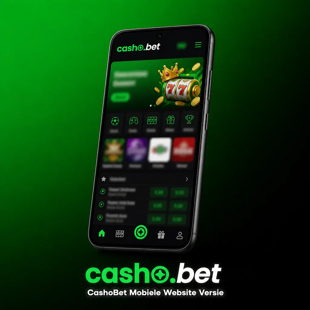 CashoBet mobiele website op smartphone en tablet