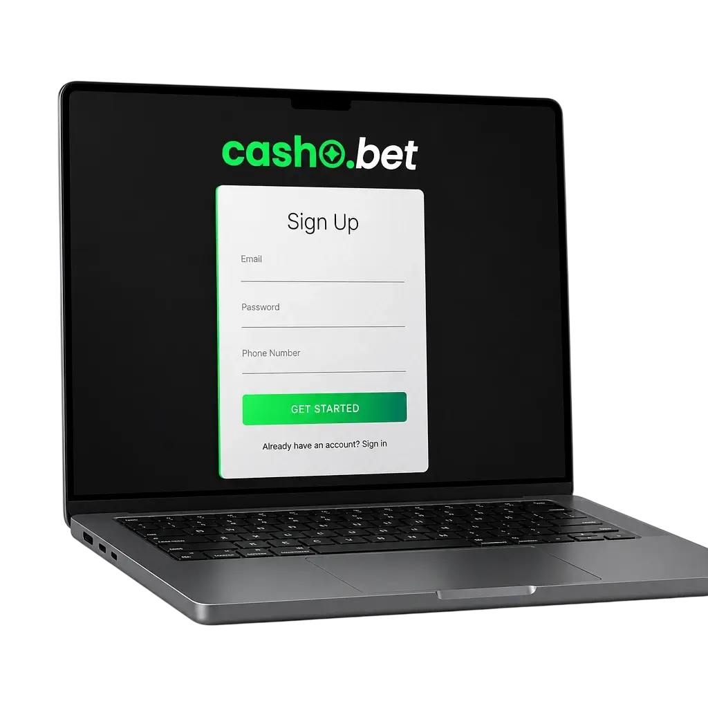 CashoBet platform registratie en login
