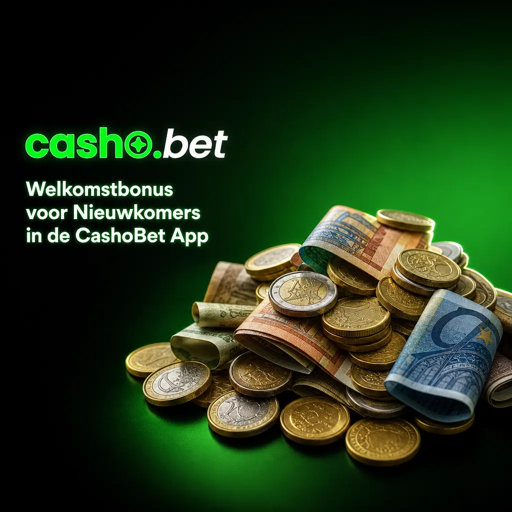 Welkomstbonus voor nieuwkomers in de CashoBet app